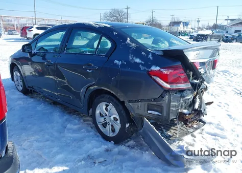 2013 Honda Civic Lx из США, поврежденный, VIN 2HGFB2F58DH572620